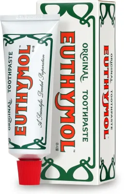 Зубная паста Euthymol Original Toothpaste, розовая, с эвкалиптом и ментолом, 75 мл