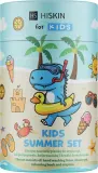 HiSkin Kids Blue Set набор детский: пенка для мытья рук и тела 300 мл, гель для душа 75 мл, мелок, аромат черники — фото 1