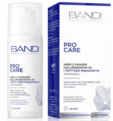 Крем для лица Bandi Professional 7D Hyaluronic Acid с медным пептидом 50 мл