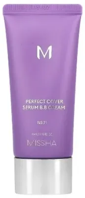 Крем BB Missha M Perfect Cover Serum BB Cream многофункциональный, увлажняющий, 20 мл