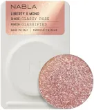 Тени для век Nabla Liberty X Mono Glassified сменный блок, глиттер на прозрачной основе, 1 г, оттенок Glassy Lavender — фото 1