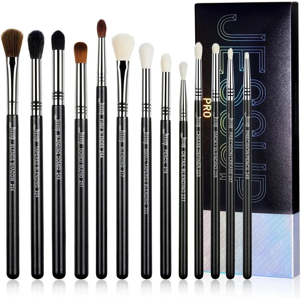 Набор кистей для макияжа глаз Jessup Pro Blending Brush Set T338 из 13 предметов