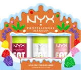 NYX Professional Makeup Zestaw do makijażu ust - Набор масел для губ NYX Holiday Fat Oil три мерцающих масла с увлажнением 3x4.8 мл — фото 2