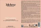 Заполняющий кондиционер для сухих и повреждённых волос 3DeLuXe Filler Conditioner With Vegetal Keratin And Hyaluronic Acid, 250 мл — фото 2