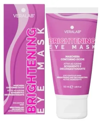 Veralab Brightening Eye Mask маска для кожи вокруг глаз с гиалуроновой кислотой и инулином, для сияния 50 мл