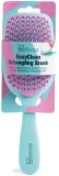 Щётка для расчёсывания волос IDC Institute EasyClean Detangling Brush бирюзовая, со съёмной задней панелью, 1 шт — фото 1