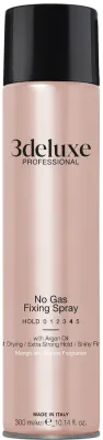 Лак для волос 3DeLuxe No Gas Fixing Spray очень сильной фиксации, 300 мл