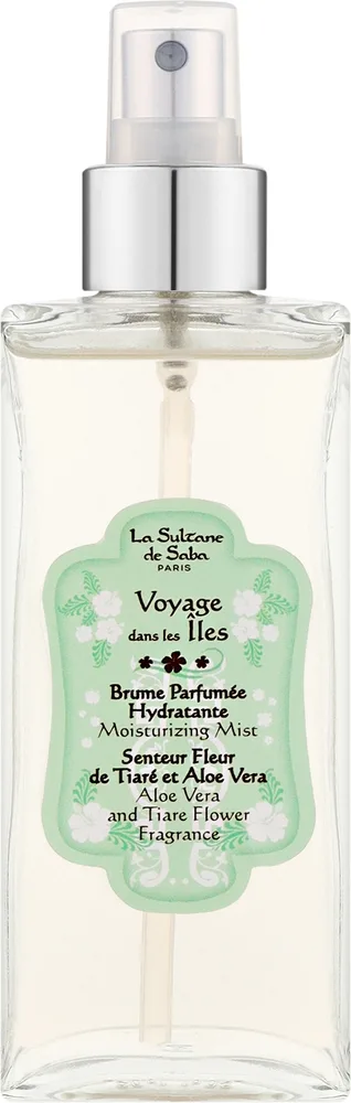 Увлажняющий спрей для тела La Sultane de Saba Tiare Flower & Aloe Vera