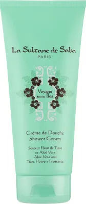 La Sultane de Saba Aloe Vera and Tiare Flowers крем для душа с алоэ и цветами тиаре 200 мл, для тела, цветочный аромат