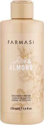 Farmasi крем для душа Shea and Almond с маслом ши и миндалём 225 мл, для всех типов кожи