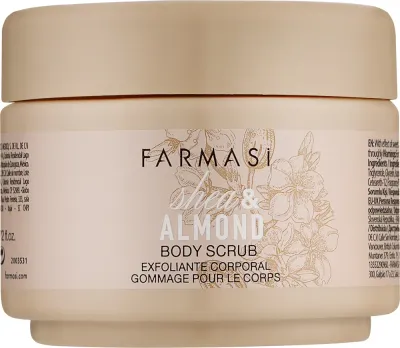 Farmasi Farmasi Shea & Almond Body Scrub - Скраб для тела Shea & Almond с маслом ши и сладкого миндаля, 110 мл