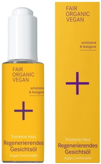 Масло для лица i+m Naturkosmetik Berlin восстанавливающее с бессмертником и арганой 30 мл