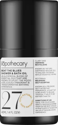 Масло для ванны и душа Ilapothecary Beat The Blues с аргановым маслом
