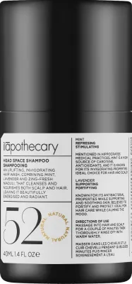 Шампунь Ilapothecary Head Space с лавандой, мятой и тимьяном, 40 мл