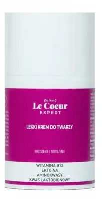 Лёгкий крем для лица Le Coeur Expert с витамином B12 и эктоином 50 мл