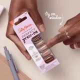 Набор накладных ногтей Sally Hansen Salon Effects Soul-Pink удлиненной формы balerina с клеем и аксессуарами 5 предметов — фото 6