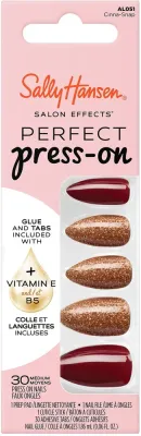 Набор накладных ногтей Sally Hansen Salon Effects Cinna-Snap миндалевидной с клеем и аксессуарами 5 предметов