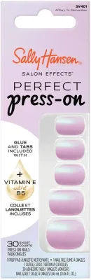 Набор накладных ногтей Sally Hansen Salon Effects Affairy To Remember короткой квадратной с клеем и аксессуарами 5 предметов