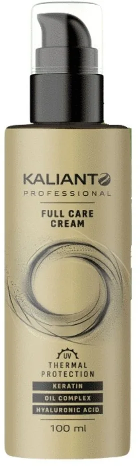 Крем для волос Kalianto Full Care восстанавливающий, UVA/UVB-защита, с кератином, арганой и гиалуроновой кислотой, 200 мл