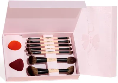 Набор кистей и спонжей для макияжа Jessup Perfection Beauty Gift Set Peach Dust T506
