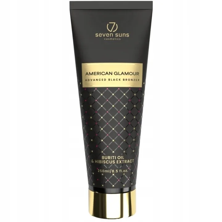 Бронзатор для солярия 7Suns American Glamour Black бурити гибискус грецкий орех 250 мл