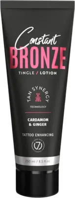 Лосьон-ускоритель загара для солярия 7Suns Constant Bronze Tingle кардамон имбирь разогрев 250 мл