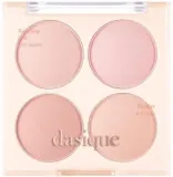 Палетка румян Dasique Blending Mood Cheek четыре оттенка, для кожи тёплого тона, 16,8 г, оттенок 09 - Almond Vanilla — фото 1