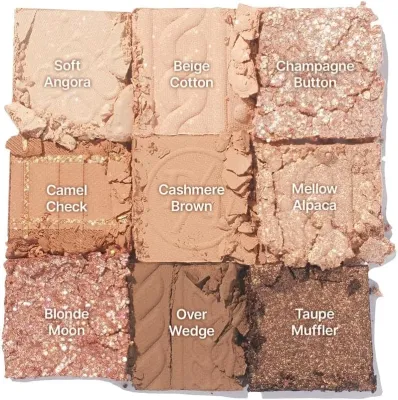 Палетка теней для век Dasique Knit Collection Eye Shadow Palette 9 оттенков, оттенок 15 - Beige Knit