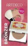Artdeco набор бронзер для лица Bronzing Powder St. Tropez Tan 9 г и кисть для румян Blusher Brush, скошенная кисть — фото 1
