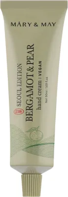 Крем для рук Mary & May Bergamot & Pear веганский с церамидами 50 мл