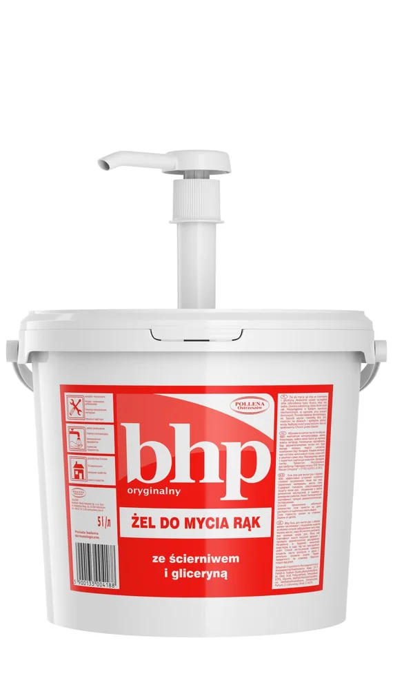 Гель для мытья рук BHP Handwashing Gel от жира, масла и сажи, с дозатором, 5000 г