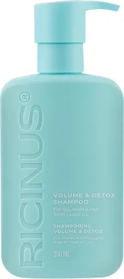 Шампунь Ricinus Volume & Detox для объёма и детокс-очищения кожи головы, 350 мл