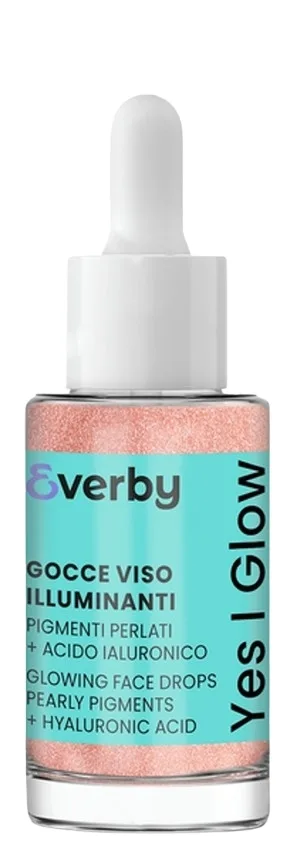 Капли для лица L'Erboristica Everby Yes I Glow осветляющие, с гиалуроновой кислотой, 14 мл