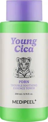 Тоник-эссенция MEDIPEEL Young Cica PDRN Trouble Soothing Essence Toner успокаивающий, для чувствительной кожи