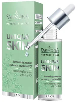 Нормализующая себорегулирующая сыворотка для лица Farmona Professional с цинком PCA и коллагеном 30 мл