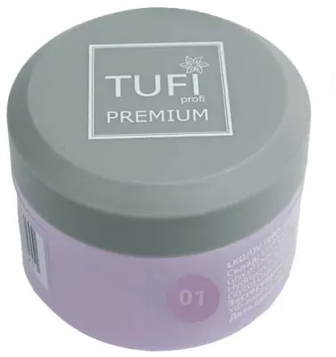 Гель для наращивания ногтей Tufi Profi Premium Builder Gel UV/LED, самовыравнивающийся, 30 мл