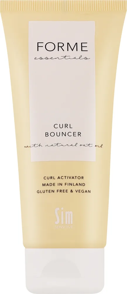 Крем для укладки волос Sim Sensitive Forme Curl Bouncer для кудрявых, чёткость завитков без липкости, с маслом овса, 100 мл