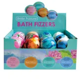 Belle Nature Bath Fizzer набор бомбочек для ванны 24 шт., шипучие шарики с ароматами лилии, манго, океана и масла ши — фото 1