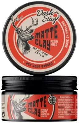 Воск для укладки волос Dark Stag Matte Clay Wax матовый, сильная фиксация, с ароматом кокоса, 100 мл