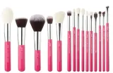 Набор кистей для макияжа Jessup Individual Makeup Brush Rose Set T220 из 15 предметов — фото 1