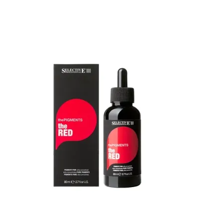 Пигмент для окрашивания волос Selective Professional thePIGMENTS, концентрированный, 80 мл, оттенок theRED