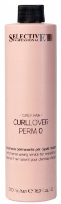 Состав для химической завивки Selective Professional Curllover Perm 0 для трудно завиваемых волос, 500 мл