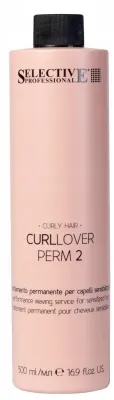 Состав для химической завивки Selective Professional Curllover Perm 2 для чувствительных волос, 500 мл