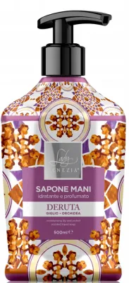 Мыло жидкое для рук Lady Venezia Ceramiche Lily & Orchid лилия и орхидея, 500 мл