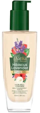 Масло для волос с гибискусом и лавандой Dabur Vatica Hair Ritual Oil Hibiscus & Lavender