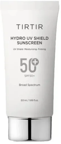 Tirtir Hydro UV Shield Sun Screen крем для лица солнцезащитный SPF 50+ 50 мл, увлажняющий санскрин с гиалуронатом натрия