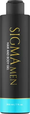 Sigma Beauty Sigma Men Hair And Body Gel - Гель для волос и тела Sigma Men Hair And Body Gel универсальный мужской, 200 мл