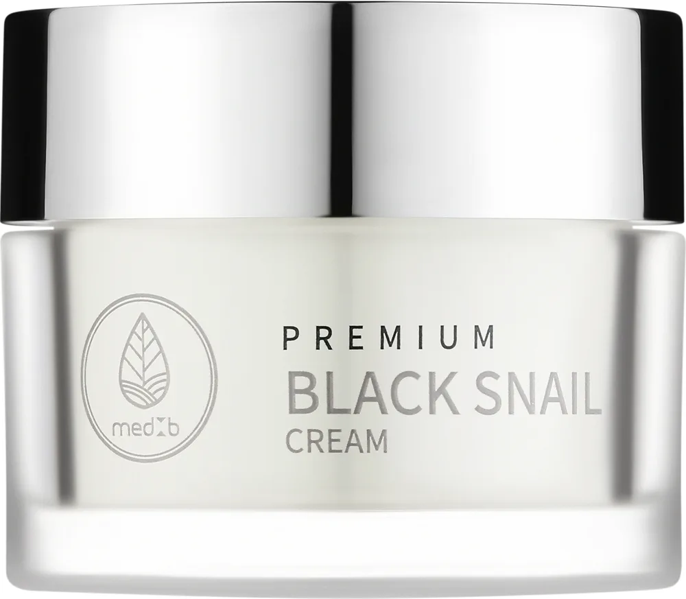 Крем для лица Med B Premium Black Snail с муцином улитки 50 мл