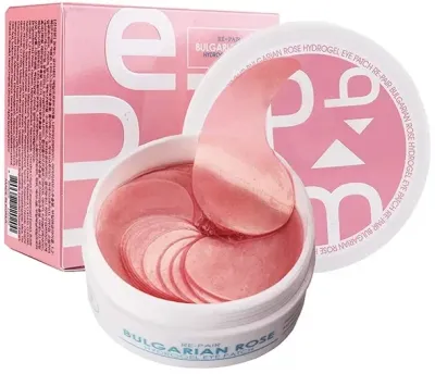 Гидрогелевые патчи под глаза Med B Bulgarian Rose Hydrogel Eye Patch с экстрактом болгарской розы, 60 шт