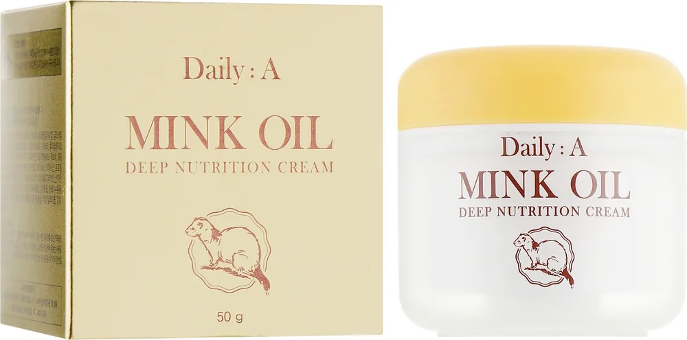 Крем для лица Deoproce Daily:A Mink Oil питательный с норковым маслом 50 мл